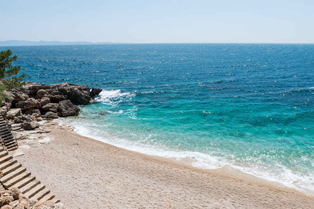 atrakcje pólwysep Peljesac chorwacja_piaszczysta plaża dingac